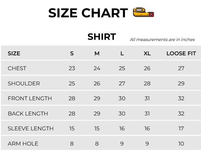 Size Chart Image