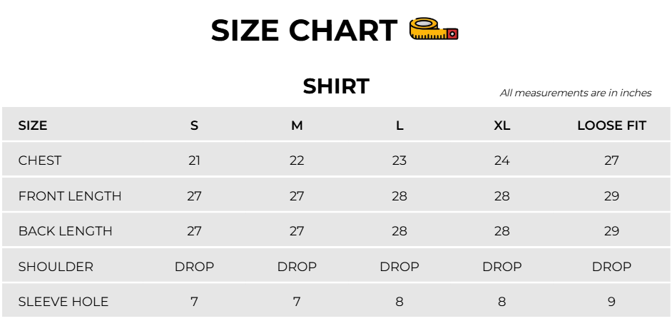 Size Chart Image