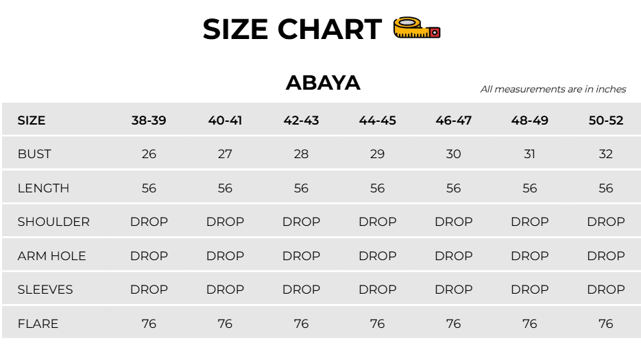 Size Chart Image