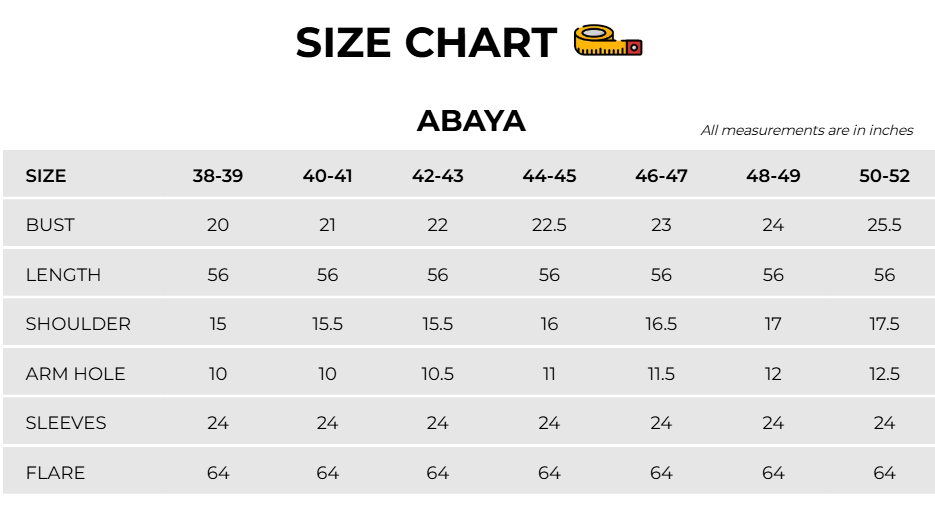 Size Chart Image