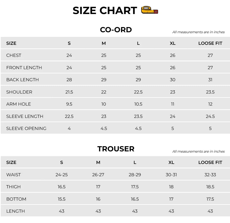 Size Chart Image