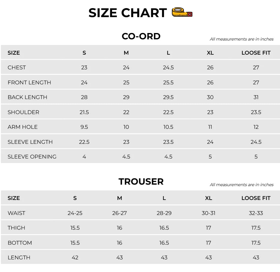 Size Chart Image