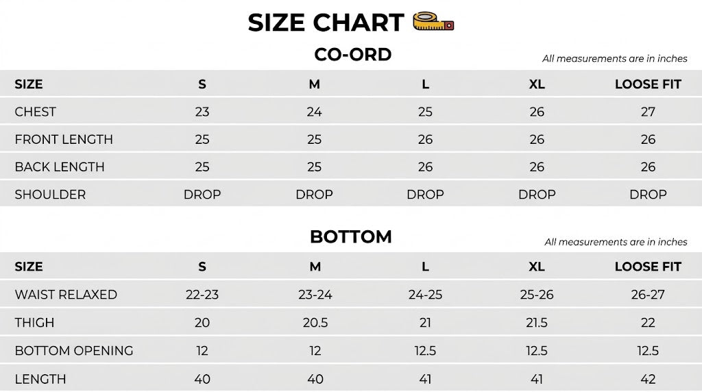 Size Chart Image
