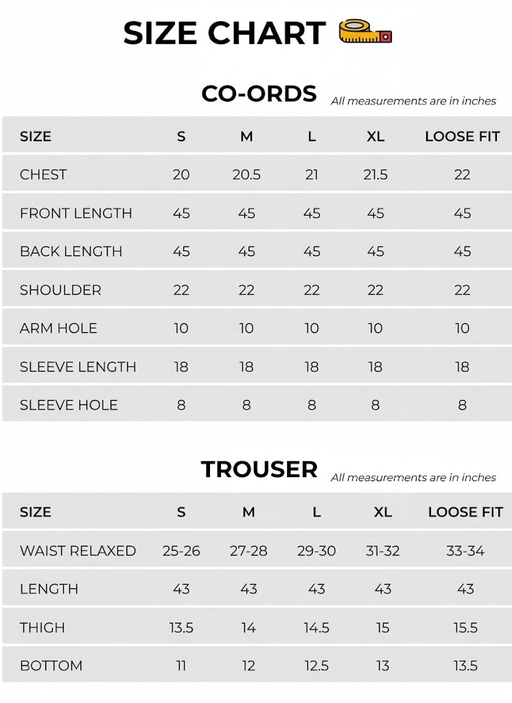 Size Chart Image