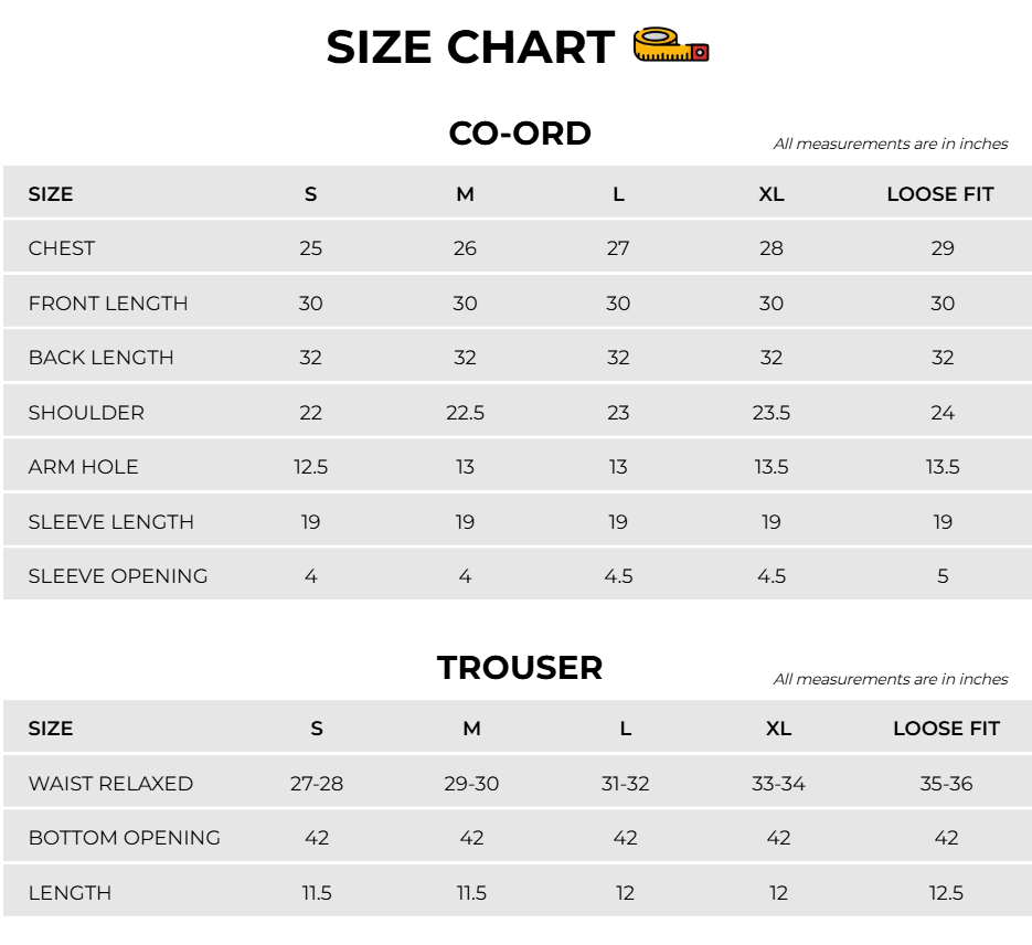 Size Chart Image
