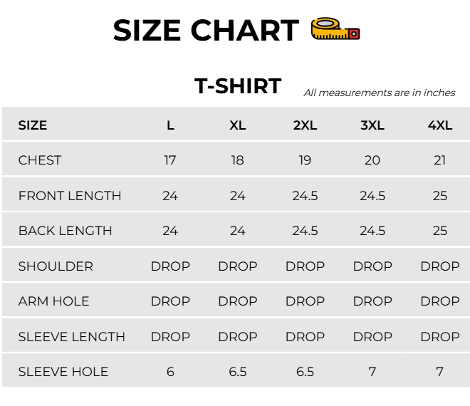 Size Chart Image