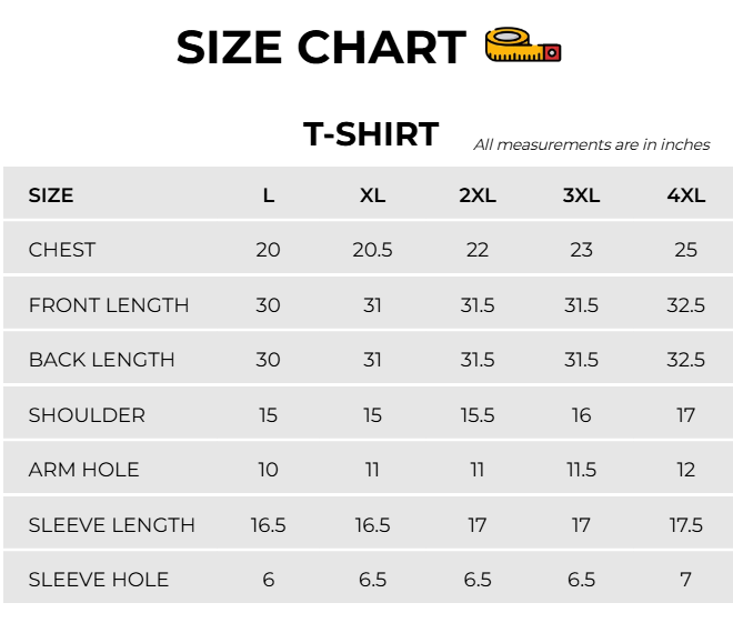 Size Chart Image