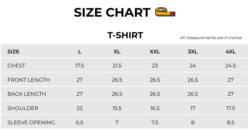 Size Chart Image