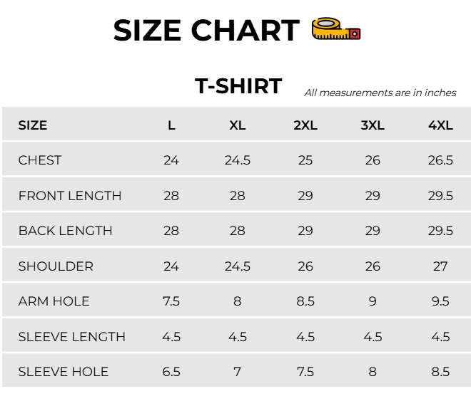 Size Chart Image