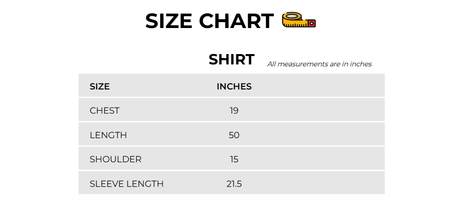 Size Chart Image