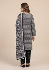 Winter - Rubaaiyat - Bana Dora Linen 26 - D#21 - Black & White