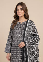 Winter - Rubaaiyat - Bana Dora Linen 26 - D#21 - Black & White