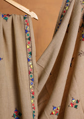 Pashmina Needle Work Shawl D#13 - Skin