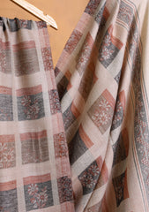 Pashmina Jamawar Shawl D#197 - Skin