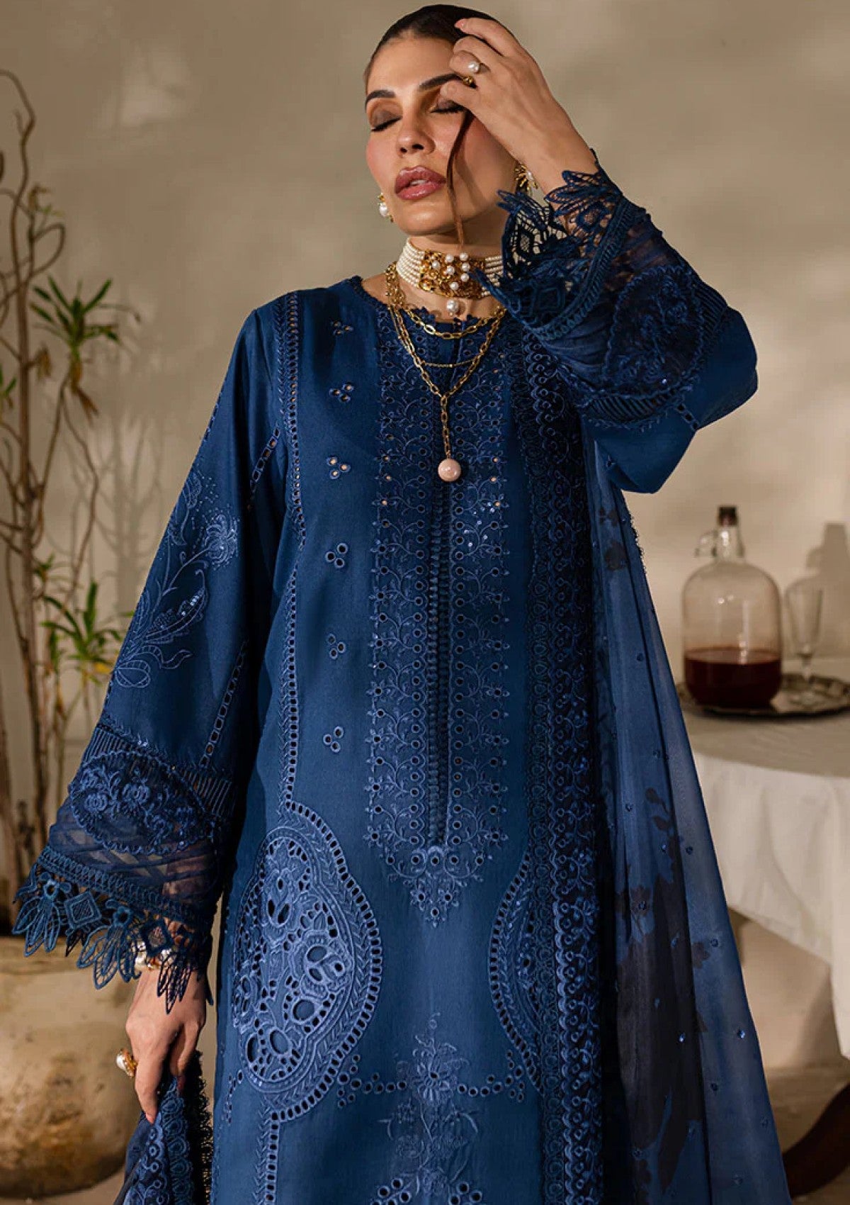 Winter Collection - Marjjan - Orya - MRK-01 B (BLUE)