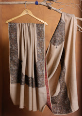 Pashmina Embroidered Border Shawl D#12 - Skin 2