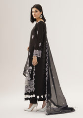 Lawn - Rayasha - Embroidered - RL#1301 - Black Whisper