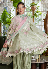 Lawn - Elaf Premium - E.Craft - Chikankari - EEC-5B MATCHA