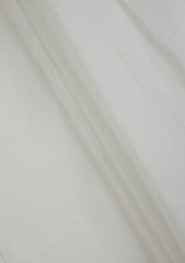 Formals - Fancy Closet - Pure Raw Silk 80 Gram - Unstitched Fabric - White