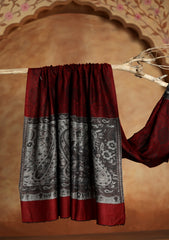 Pashmina Jamawar Shawl D#130 - Maroon