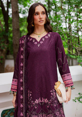 Winter - Marjjan - Bella 25 - Embroidered Karandi - MWK#42 B - MAGENTA