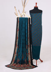 Winter - Riwaj - Printed Velvet Suit - D#43 - B Zink