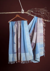 Water Wool Jamawar Shawl D - 01 - Multi 12