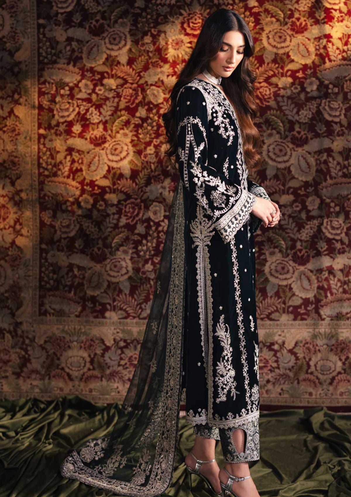 Winter Collection - Qalamkar - Velvet Edit - QV24#03 - SAMIRA