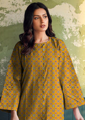 Winter Collection - Basanti - Imwaaj - Classic Linen 24 - 2 Pcs - D#20 - Mustard