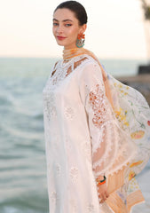 Lawn - Noor By Saadia Asad - Eid Luxury - Handwork Laserkari - NEH25#9B