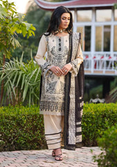 Lawn - Menaal - Luxury 26 - MLL#04 - IVORY ELEGANCE
