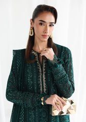 Formals - Qalamkar - Chiffon Unstitched 26 - QCC#05 - JANAAN