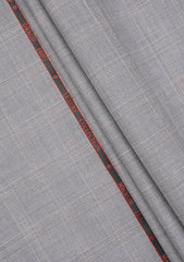 Drago Luxury Micron Super 160's Wool Fabric - Grey