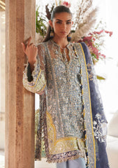 Formals - Zaha - Gossamer - Unstitched Wedding - Festive 25 - ZC#04 - NILOFAR-E-SHAAM