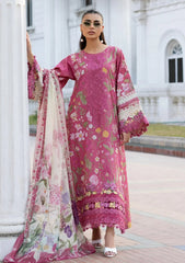 Lawn - Elaf Premium - Signature Embroidered 26 - Vol II - ESG#05B - DELILAH