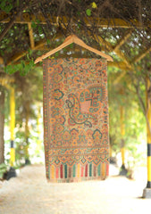 Pashmina Jamawar Shawl D - 54 - Skin