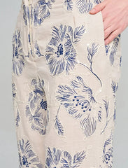 Pret - Moven - Wide-Leg Trousers with Floral Embroidery and Sequin Details - Skin
