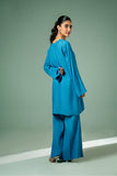 Pret Collection - Fozia Khalid - Basics Vol 3 - Cyan Blue Co-ord Set