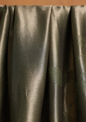 Silk Zari Jamawar Shawl D#04 - L Green