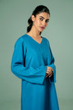 Pret Collection - Fozia Khalid - Basics Vol 3 - Cyan Blue Co-ord Set