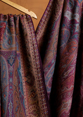 Pashmina Jamawar Shawl D#15 - Magenta