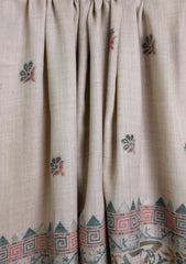 Pashmina Zari Jamawar Shawl D#231 - Skin