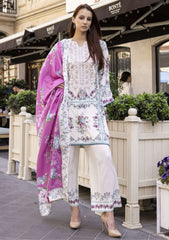 Winter - Meerak - Premium Embroidered Linen 25 - OLIVIA
