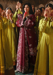 Lawn - Cross Stitch - Eid Edit 26 - LWN#101 - CRIMSON DRAPE