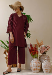 Pret - Ombrella - Summer 25 - Maroon - Co ord set