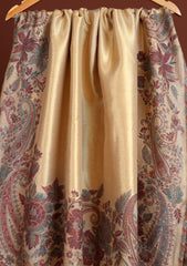 Pashmina Zari Jamawar Shawl D - 58 - Skin