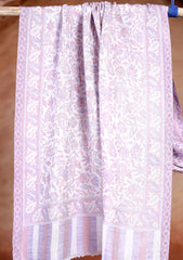 Pashmina Jamawar Scarf D#89 - S Grey