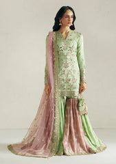 Formals - Vera - Wedding Festive 26 - Resham Mint Green Gharara Set