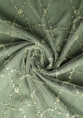 Italian Cut Dana Net With Sequence Work - FCE#427