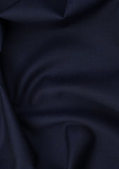 Reda Solid Weave Super 110's Wool Fabric - N Blue